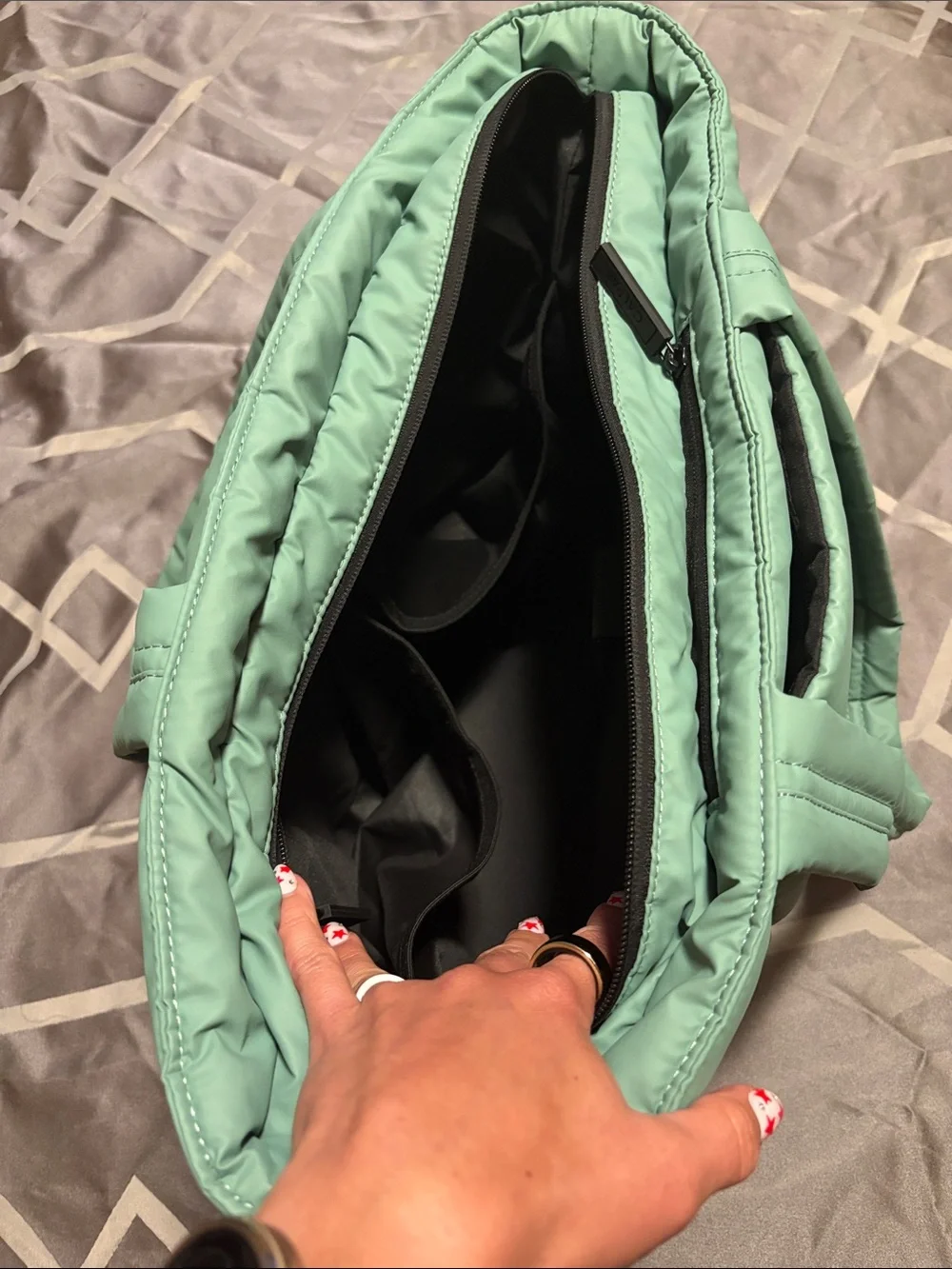 Calpak Sage Green Luka Expandable Tote - Unique Color